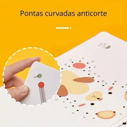 Caderno de Traçado e Desenho Infantil com Tinta Apagável