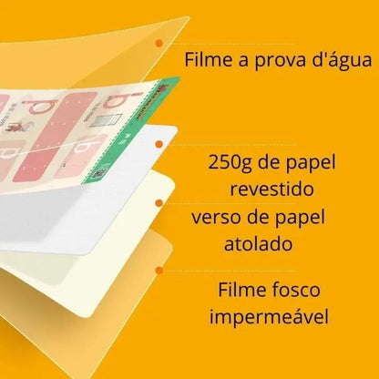 Caderno de Traçado e Desenho Infantil com Tinta Apagável