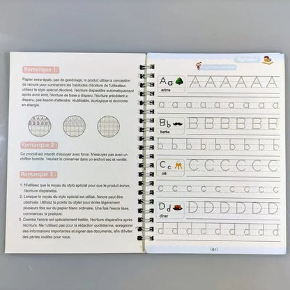 Conjunto de Caderno de Caligrafia Multi-idiomas