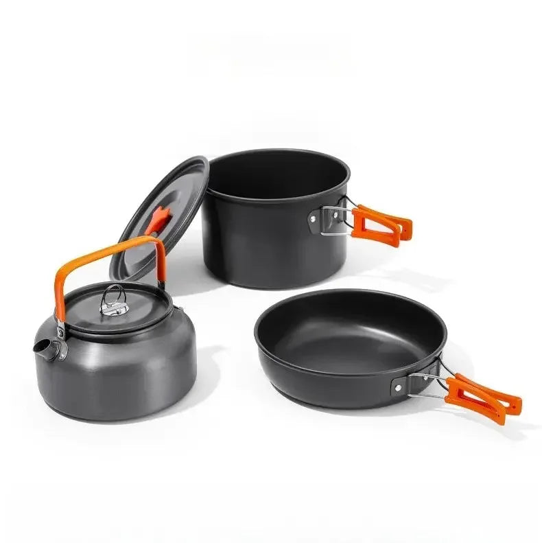Portable Cookware Set for Outdoor Activities