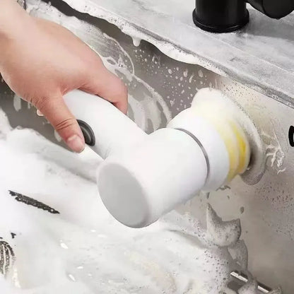 Electric 5-in-1 Cleaning Brush + Free Stand