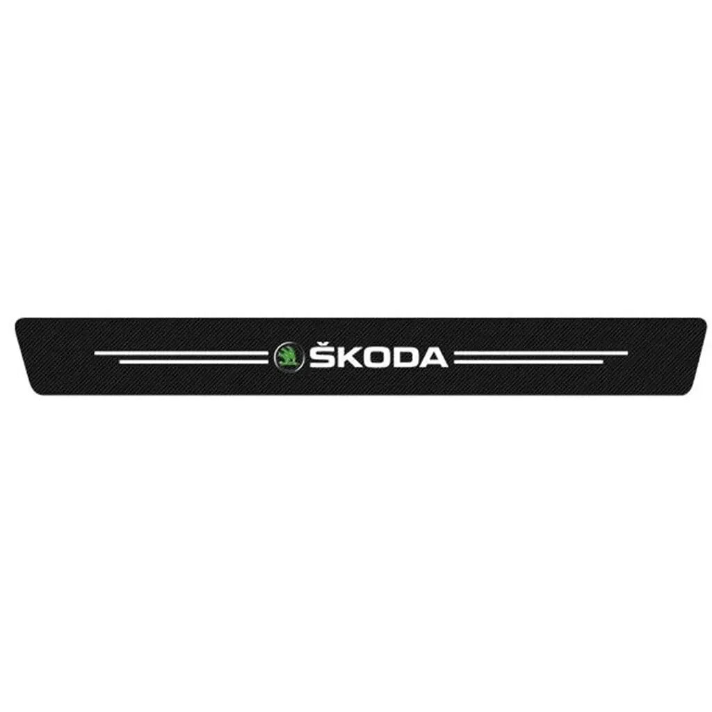 Car Door Sill Carbon Sticker Kit