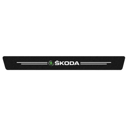 Car Door Sill Carbon Sticker Kit