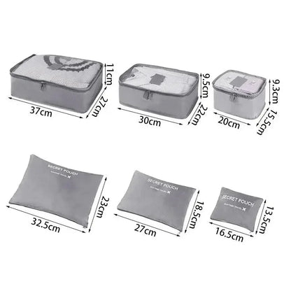 Kit Organizador de Malas para Viagem