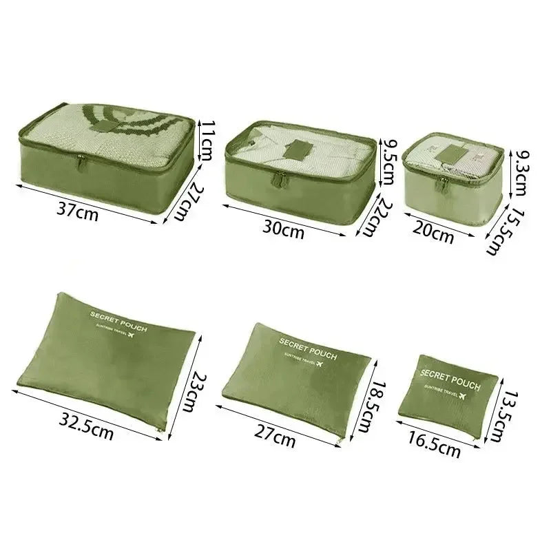 Kit Organizador de Malas para Viagem
