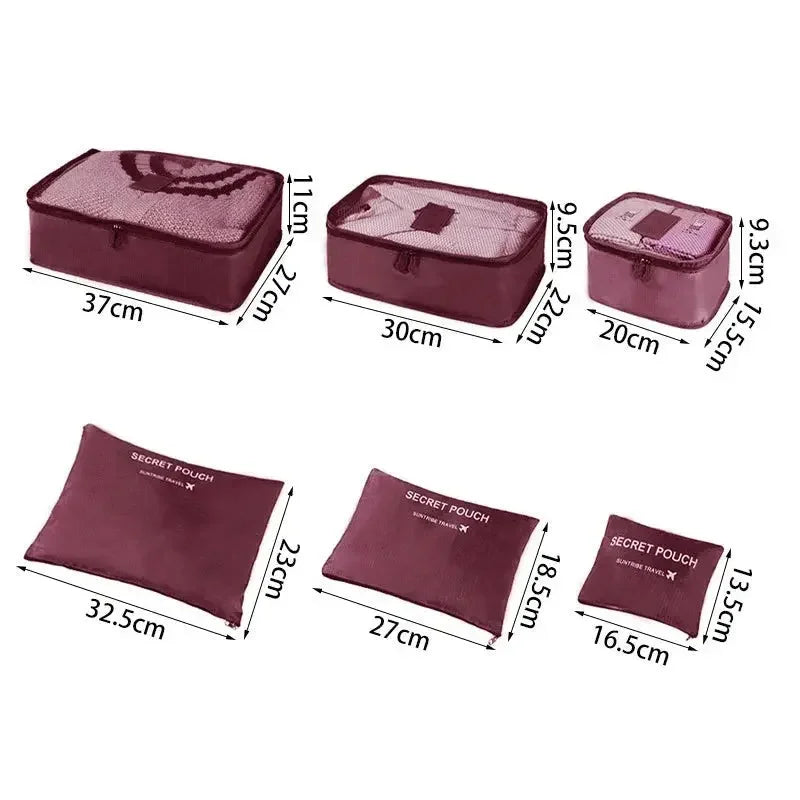 Kit Organizador de Malas para Viagem