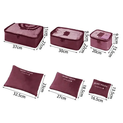 Kit Organizador de Malas para Viagem