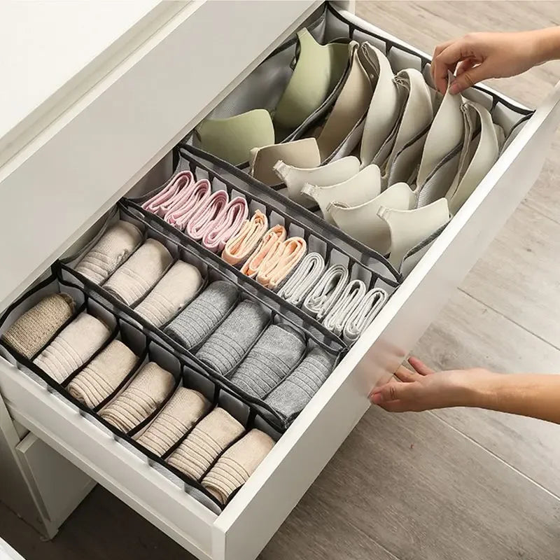 Kit Organizador de Roupa Íntima com Grade de Malha