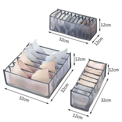 Kit Organizador de Roupa Íntima com Grade de Malha