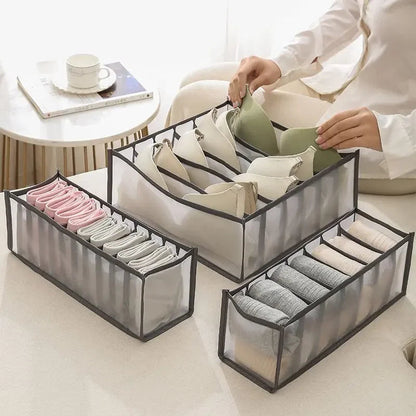 Kit Organizador de Roupa Íntima com Grade de Malha