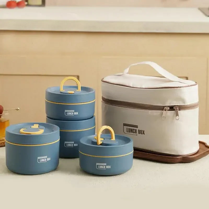 Kit 4 Potes Térmicos para Marmita