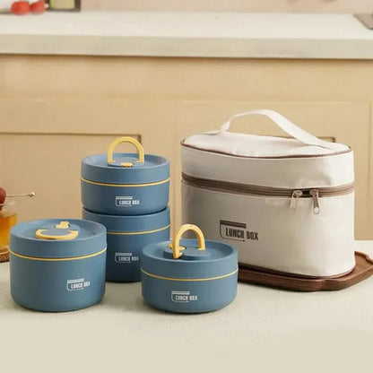 Kit 4 Potes Térmicos para Marmita