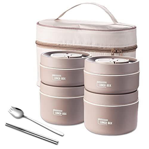 Kit 4 Potes Térmicos para Marmita