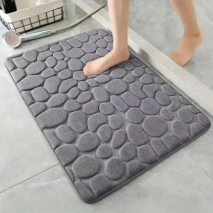 Kit 2 Tapetes para Banheiro Antiderrapante e Ultra Absorvente 3D