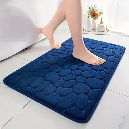 Kit 2 Tapetes para Banheiro Antiderrapante e Ultra Absorvente 3D