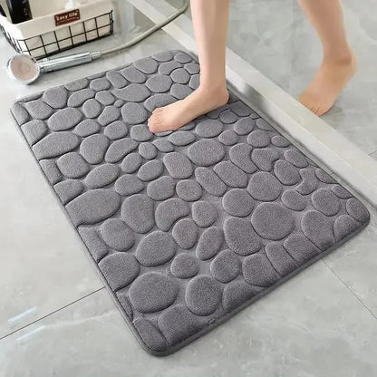 Kit 2 Tapetes para Banheiro Antiderrapante e Ultra Absorvente 3D