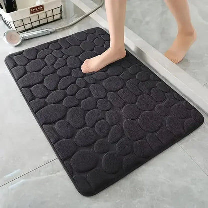 Kit 2 Tapetes para Banheiro Antiderrapante e Ultra Absorvente 3D