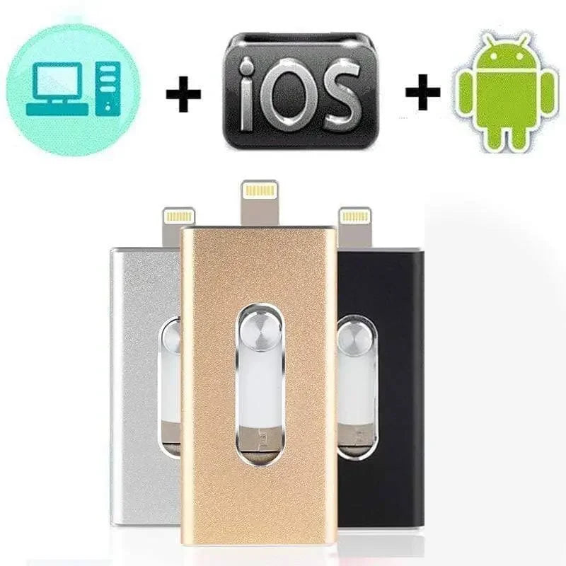 Pen Drive para Celular 4 em 1 - Multioperacional