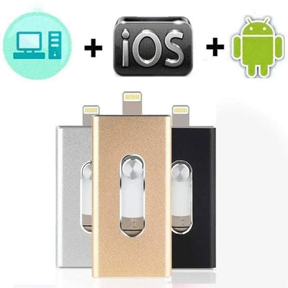 Pen Drive para Celular 4 em 1 - Multioperacional