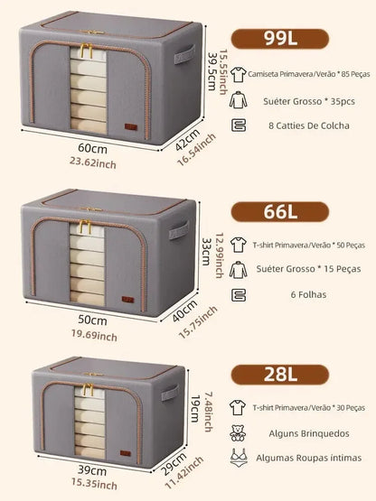 Saco de Armazenamento de Roupa de Alta Capacidade Stoly II