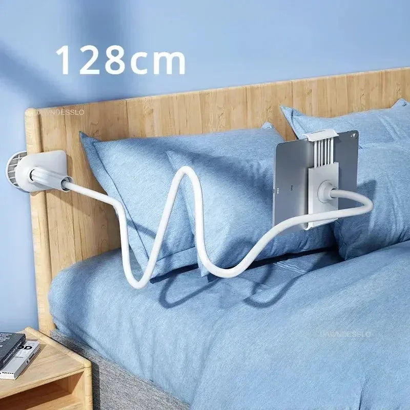 Cell phone holder with bed extension