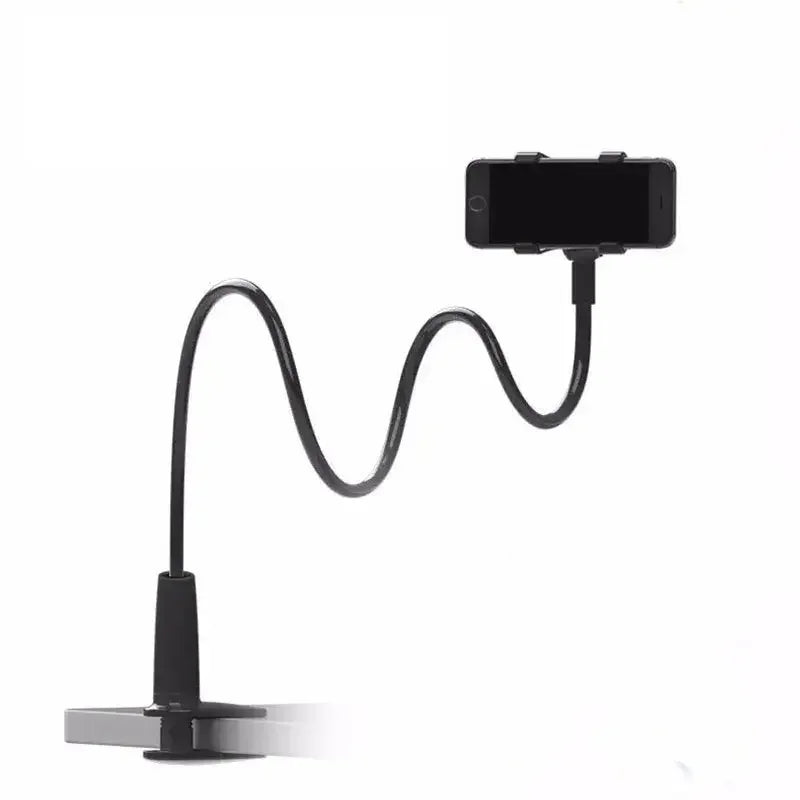 Cell phone holder with bed extension