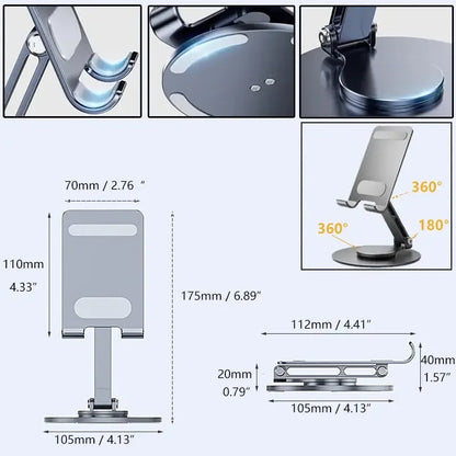 Suporte para Celular e Tablet com Rotação 360°